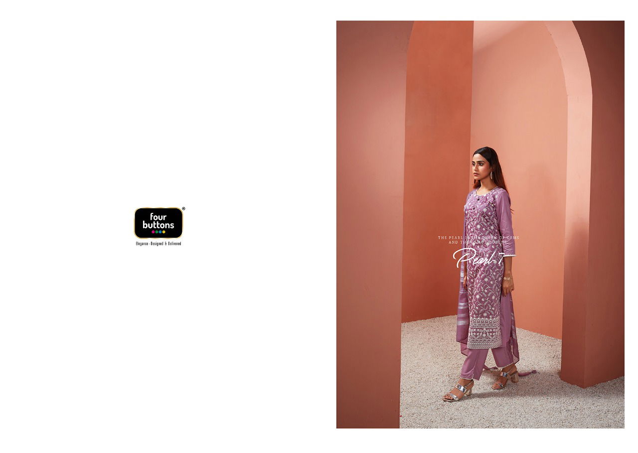 Four Buttons Pearl 7 Fancy Festival Wear Designer Heavy Readymade Salwar Suit Collection